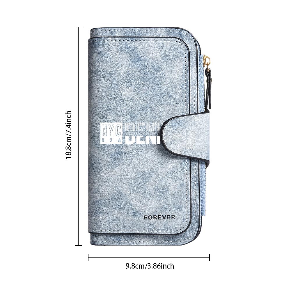 Stylish Long Wallet Fashion Multi Card Holder Forever Casual Portable Purse