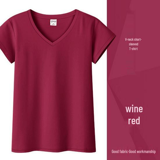 Women's Pure Cotton Short Sleeve Slim Fit Tee - Round Neck, Versatile Base Layer, New Style for Summer, Available In White and Black.