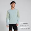 Men's Quick-Dry Long-Sleeve Athletic Shirt - Sun Protection for Running, Basketball, and Outdoor Activities