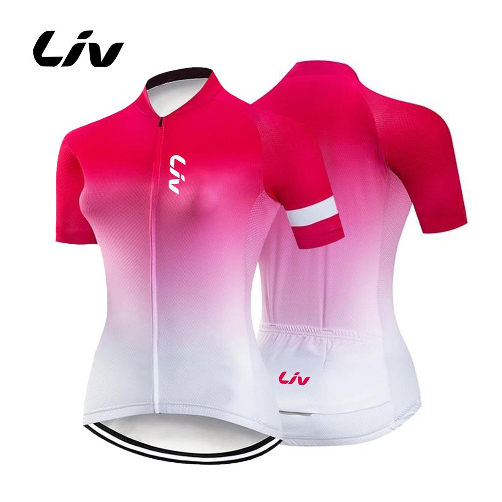 Conjunto de Jersey de Ciclismo de Manga Curta de Verão para Mulher Maillot MTB Ropa Ciclismo Roupa de Bicicleta Respirável Roupa de Ciclismo Bib