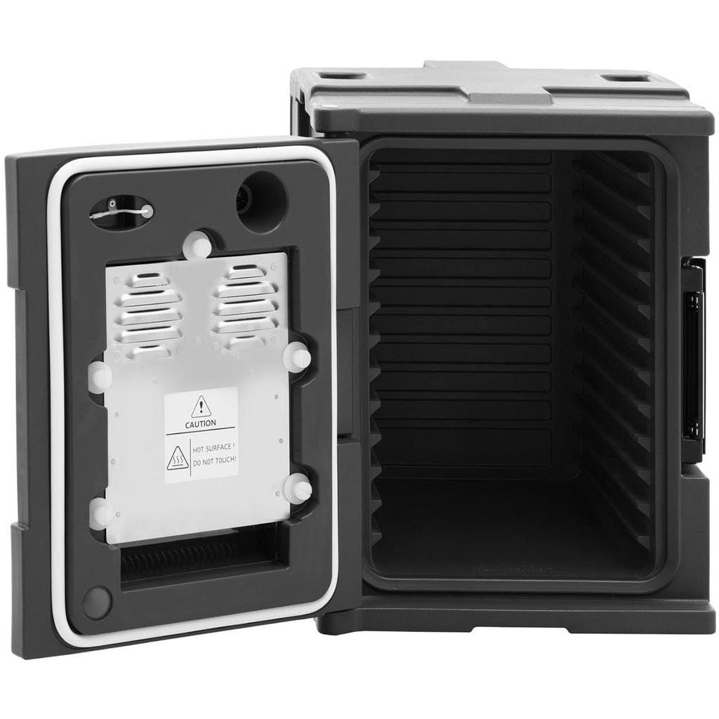 Thermos thermal insulating container with electric heater for GN 11 containers