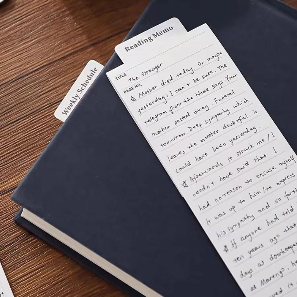 Daily Weekly Planner Memo Pads Bookmark Type Note Pad Kawaii Note Paper  Students