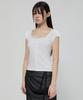 Peulleeoeob Lace Sleeve Top (Fl-112_White)