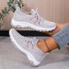 Fashion Spring Summer Casual Sports Shoes for Women Non Slip Mesh Breathable Knitted Sneakers Woman Light Comfort Slip On Walking Shoes