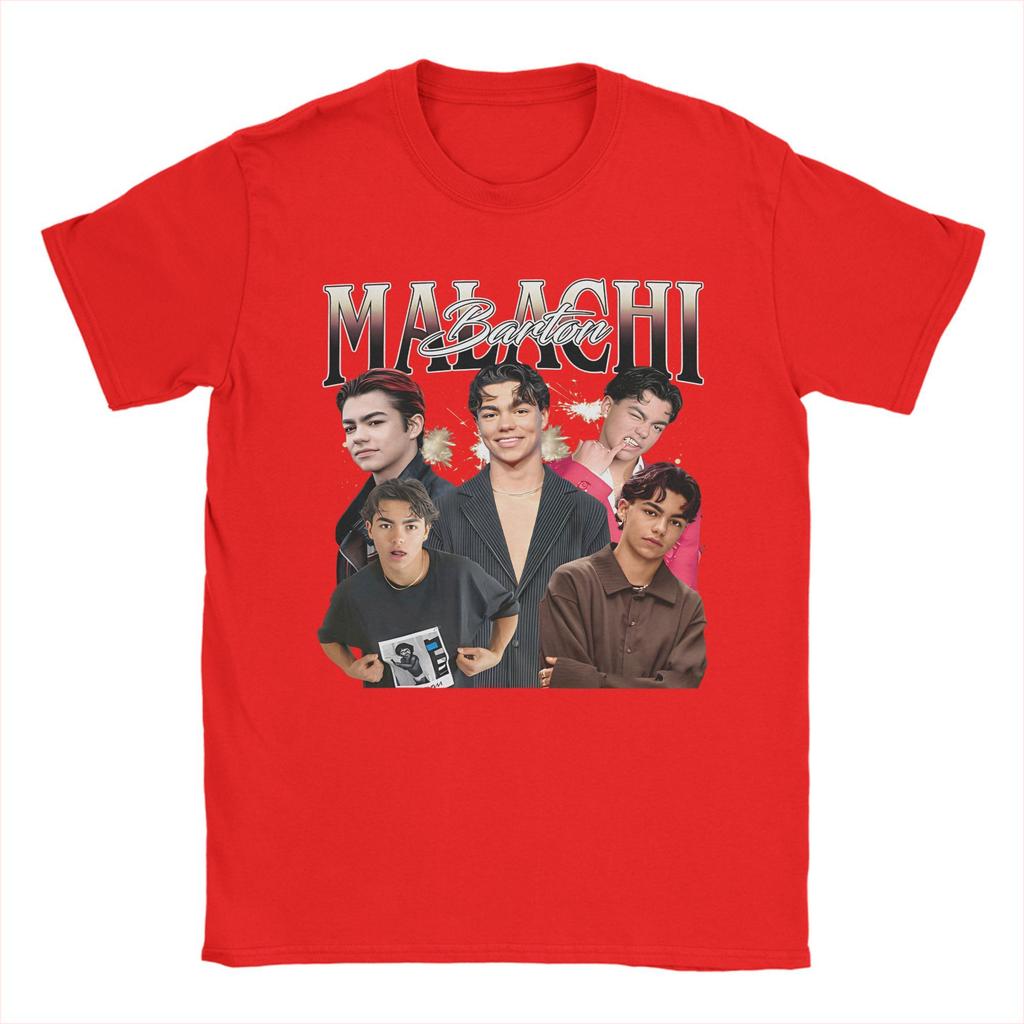 Malachi Barton American Actor Poster T Shirt Harajuku T-Shirts Short Sleeves Tshirt Summer 100 Cotton Round Neck 5XL 6XL Tees