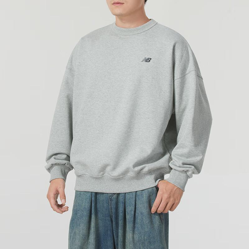 New Balance Sweatshirt Men's Gray AMT44322-GHM