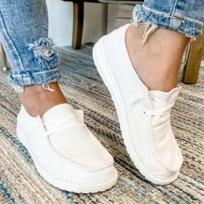 Fashion Women Shoes Sneakers Canvas Flats Large Size  Fashion Vulcanize Shoes Summer Flats Mujer  Casual