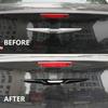 Glossy Black Rear Car Logo Badge Cover Trim For Chrysler 300 2011+ Accessories