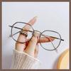 2025 Ultralight Retro Green Eyeglass Frame: Stylish Anti-Blue Light Glasses with Prescription
