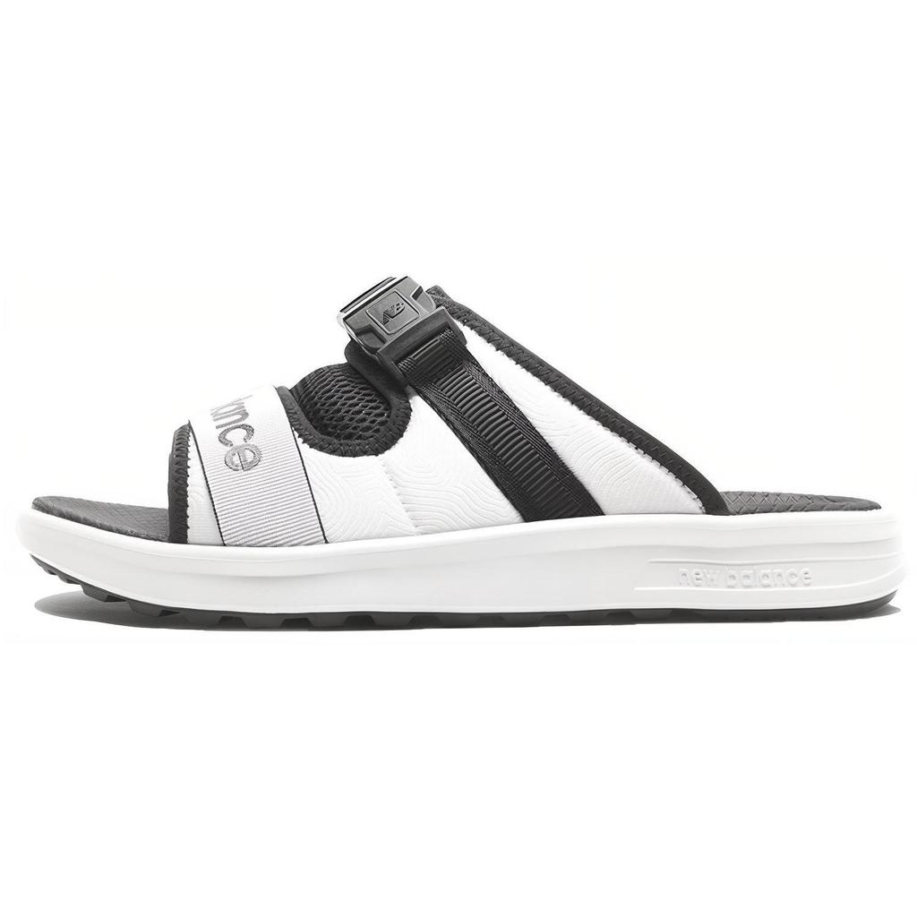 New Balance Nb 330 Versatile Comfortable Slide Sandals Unisex Footwear Black White Gray SDL330W2