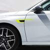 2PCS Car Body Reflective Stickers Side Safety Warning Door Protection Stickers Anti-scratch and Anti-collision Reflective Strips