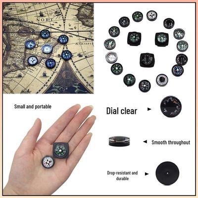 20mm Oil-Filled Micro Precision Compass for Outdoor Teaching and Camping