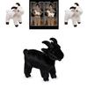 Cute New Little Goat Plush Doll Stuffed Toy Cross-border Hot Sale Black And White Sheep Zodiac Sheep Wholesale