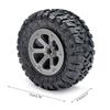 4PCS RC Military Truck 70mm Beadlock Wheel Tires & Rims Heavy Bearing Spare Part of MN90/91 FY001/002 1:12 Model for Car