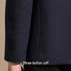Antonio Men's Merino Wool & Silk Blend Stand-Collar Coat