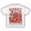 Patrick Mahomes Baseball Graphic Cotton Tshirt Unisex Unisex Fans Essentials Short Sleeve Retro Top Summer Vintage Fashion Tee
