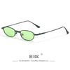 HBK New Retro Polarized Sunglasses Men Small Frame Tac Lenses Punk Sun Glasses Women Fishing Outdoor Party Eyeglasses