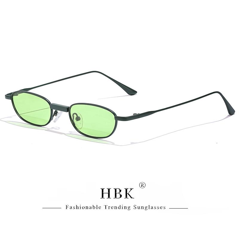 HBK New Retro Polarized Sunglasses Men Small Frame Tac Lenses Punk Sun Glasses Women Fishing Outdoor Party Eyeglasses