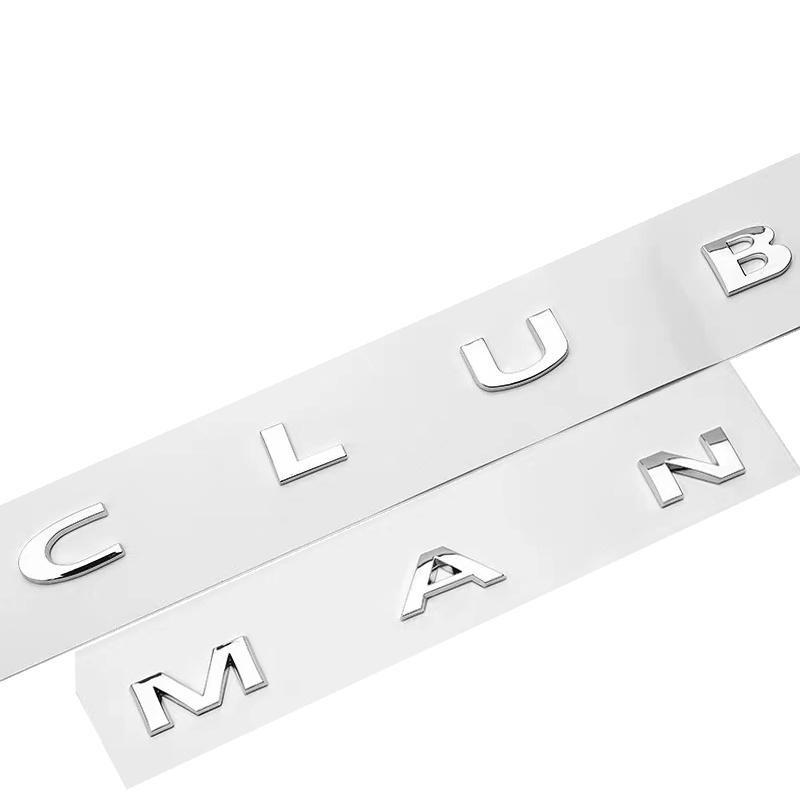 

Оригинальный 3D COUNTRYMAN CLUBMAN буквенная эмблема автомобиля, значок на задний багажник, хвостовая наклейка для Mini Cooper R60 F60 F56 F58 F54 CLUBMAN серебряный