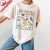 Be Kind To All Kinds Shirt Retro Animal And Insect Lover Biology Teacher Kindness Tees Unisex Summer Clothes