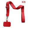 Mobile Phone Hanging Rope Adjustable Neck Hanging Rope Flat Rope Strap Fixed Clip Anti Loss Mobile Phone Hanging Rope Crossbody