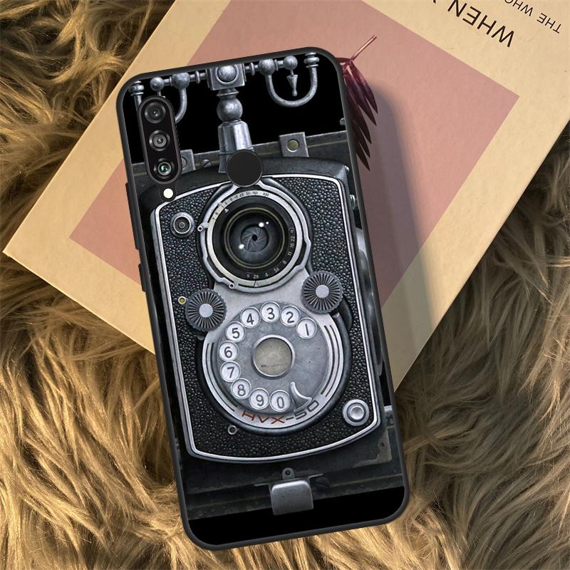 Retro Nostalgia Camera For Huawei Nova 5T 3i 7i 8i 11i 12i 9 10 SE Y60 Y61 Y70 Y72 Y73 Y90 Y91 P30 P40 Lite Case