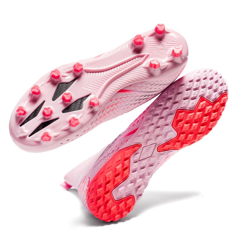 X2308 Messi Mistrovství světa vysoké kopačky pro chlapce a dětské tréninkové kopačky s lisovanou podrážkou pro soutěžní sportovní obuv