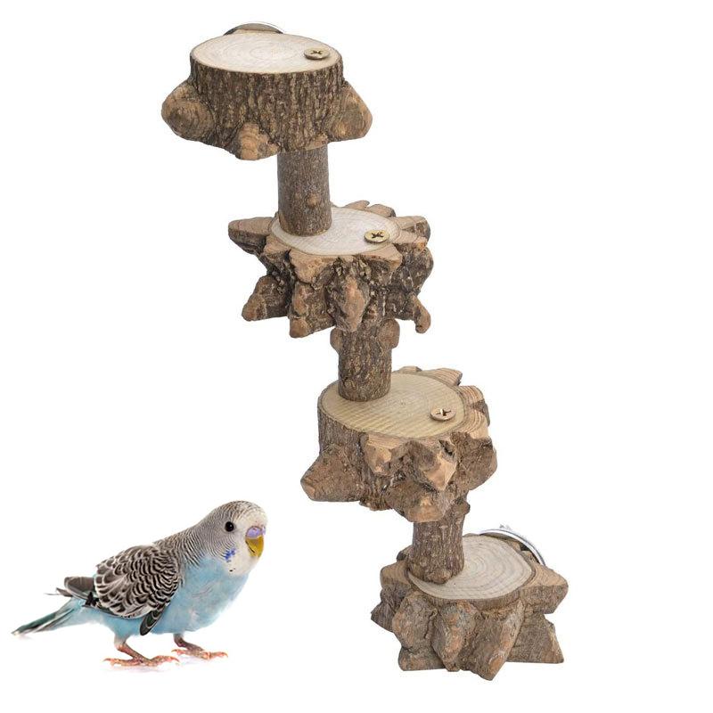 5 * 17CM Bird Toy Supplies Platform Board Sichuan Pepper Wood Nibbling Parrot Toy -1 Piece