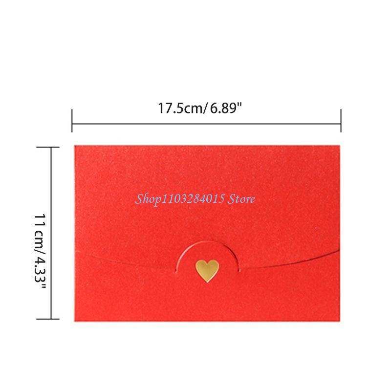 R6FF 20PCS Vintage Envelopes Cash Envelopes for Baby Shower Wedding Party Invitation