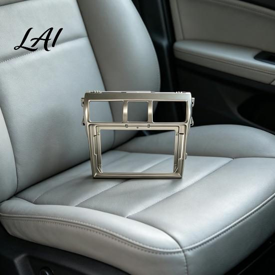 Dashboard Navigation Frame 9 Inch Car Radio Fascia for Toyota Vios 2008 Center Console Vehicle Panel Frame Stereo Install Bezel Trim Direct