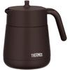 Thermos Vacuum Insulated Teapot Strainer 700ml Brown TTE-700 BW