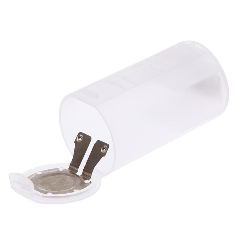 1 stk Aaa til Aa/Aa til C/D batterikombinasjonsadapteretuiet Oppbevaringsbokskonverter