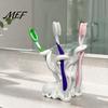 Novelty Home Decor 3D Printed Octopus Toothbrush Holder, Creative Space Saving Desk Organizer, Durable Stationery Holder PLA Material Stable