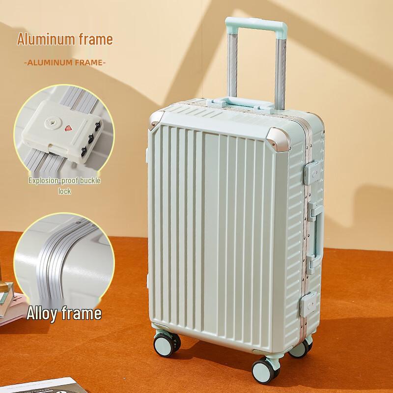 Xiaoyan ABS Hardside Spinner Luggage with Aluminum Frame 20-inch