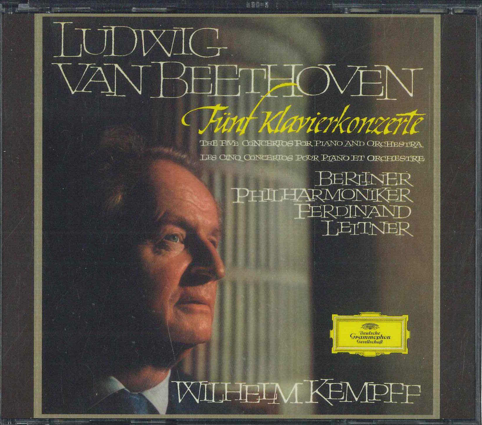 

CD WILHELM KEMPFF GEORG KULENKAMPFF Funf Klavierkonzerte Violin Sonate PROC17146 DEUTSCHE GRAMMO Japan Classical Used