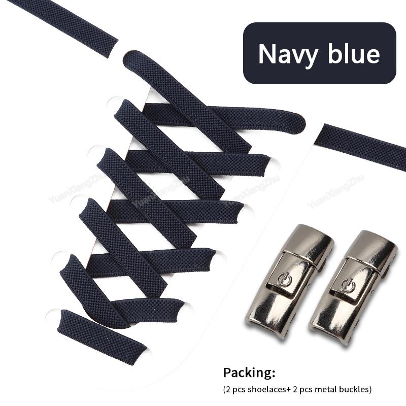 NOVÉ Šnúrky do topánok s lisovacím zámkom bez viazania Elastické šnúrky Tenisky 8MM Rozšírené ploché Šnúrky do topánok bez viazania Detské Dospelé šnúrky do topánok