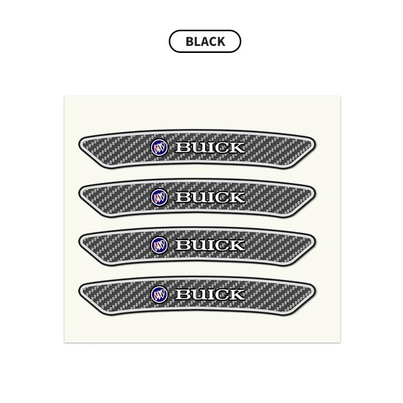 

4Pcs Carbon Fibre Emblem Wheels Rims Stickers Decal For Buick Excelle XT Envision Excelle GT LaCrosse enclave royaum Park Avenue