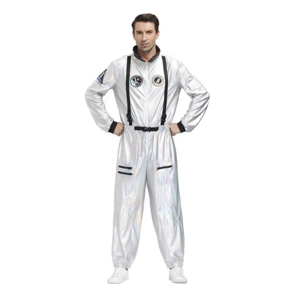Jumpsuit Astronauten Kostuum Verkleed Ruimtevaarder Jumpsuit Creatieve Cosplay Outfit Cosplay Evenement