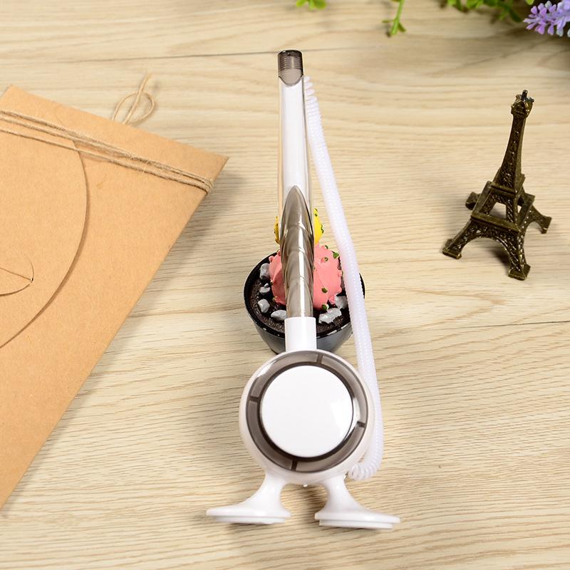 1Pc Hospital Bank Hotel Front Desk Signature Pen, Feet Can Be Glued To The Desktop Signature Pen