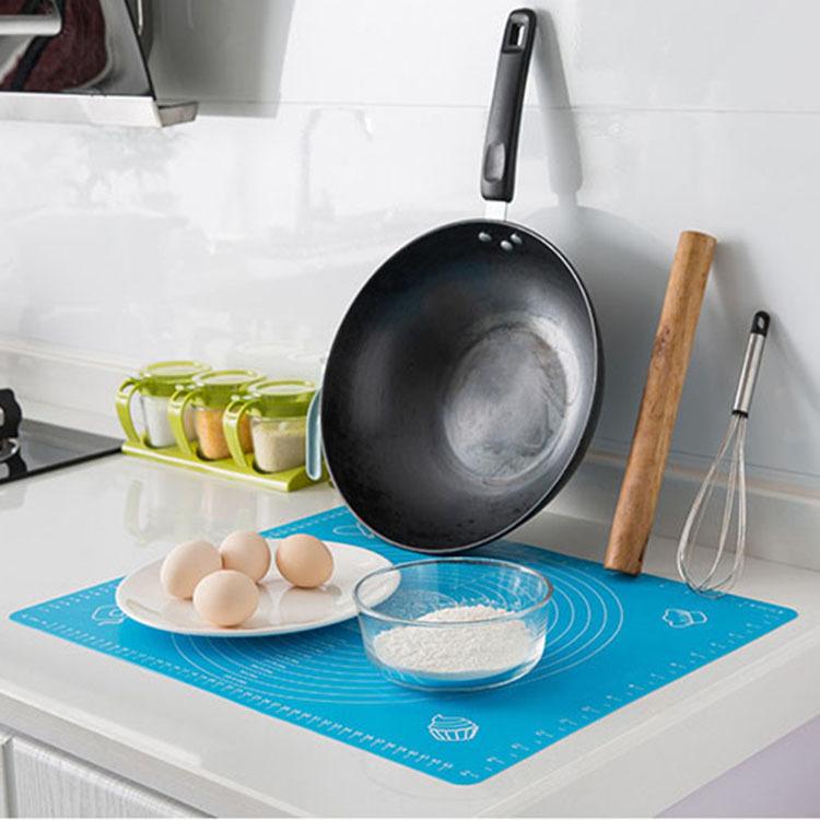 High Temperature Silicone Mat Kitchen Large Thickened Non-slip Ring with Graduated Kneading Mat Baking Pan Mat Baking Dough Mat
