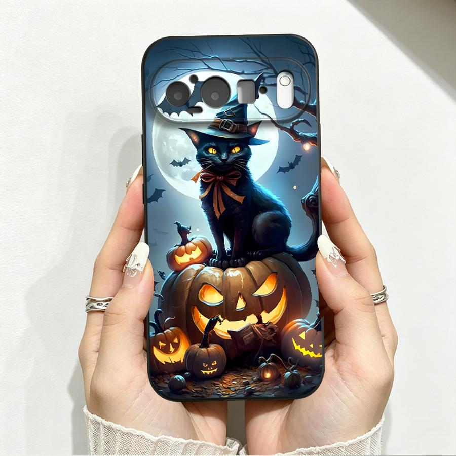 Halloween Bat Castle Case for Google Pixel 11 pro 10a 6 7 8 Pro 6a 11ProXL 9a 7a 10 9 Pro XL 8a Funda Phone Cover