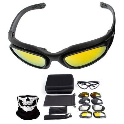 [RUQI] Motorcycle Goggles, Protective Goggles, Sports Goggles, Protective Glasses, 3