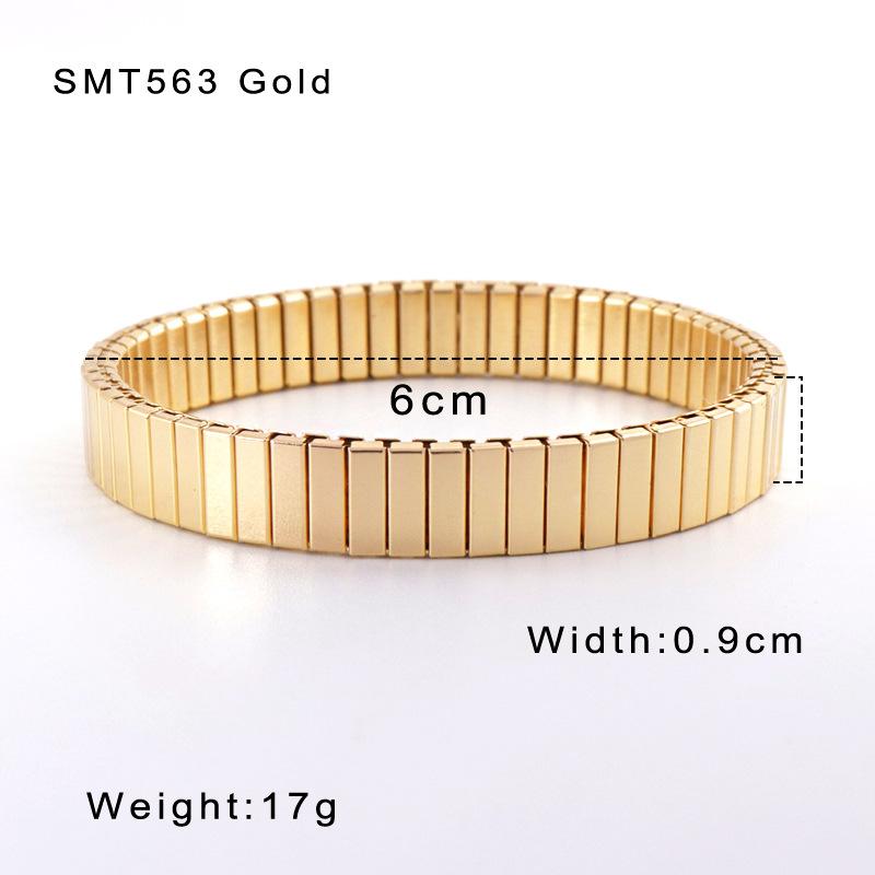 Niche Design Sense Full -Light Elastic Bracelet Stainless Steel Fashion Women 'S Jewelry 