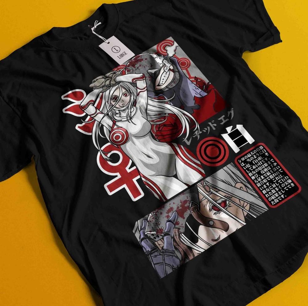 

Deadman Wonderland Shirt Ganta Tshirt Shiro T-Shirt Senji Crow Tee Makina Tamaki 3XL