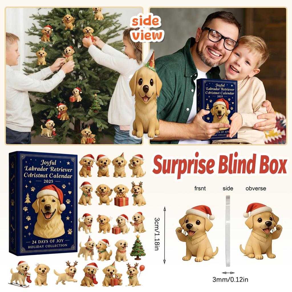 Nedtellingskalenderen inkluderer 24 gaver, nedtellingskalender og overraskelsesgave