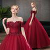 Evening Dress, Fluffy Skirt, Host Long Performance Clothes, Vocal Art Examination Students, Bel Canto Solo Stage Annual Meeting Dress, Women