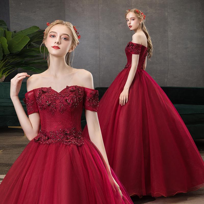 Evening Dress, Fluffy Skirt, Host Long Performance Clothes, Vocal Art Examination Students, Bel Canto Solo Stage Annual Meeting Dress, Women
