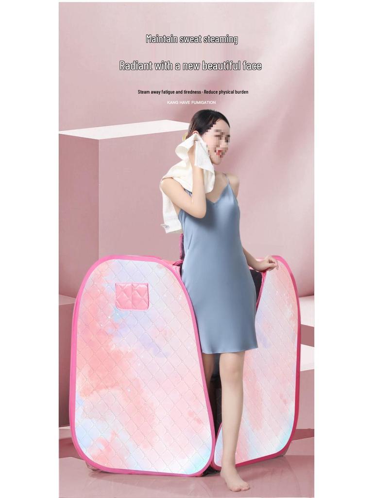 New Foldable Home Sauna: Full Body Sweat Steam Box for Postpartum Recovery