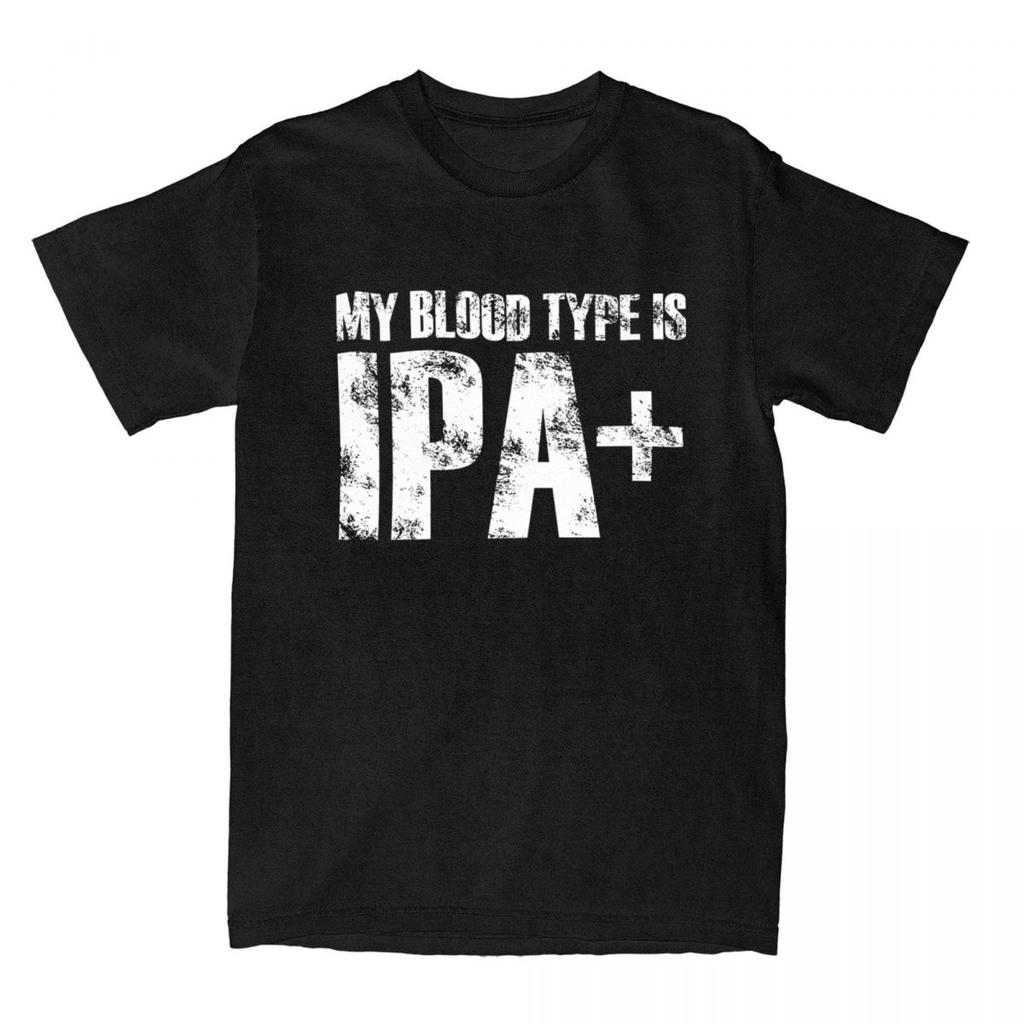 Meine Blutgruppe ist IPA Merch Shirt für Männer Frauen Craft Beer Liebhaber Vintage 100% Baumwolle Grafikdruck T-Shirts
