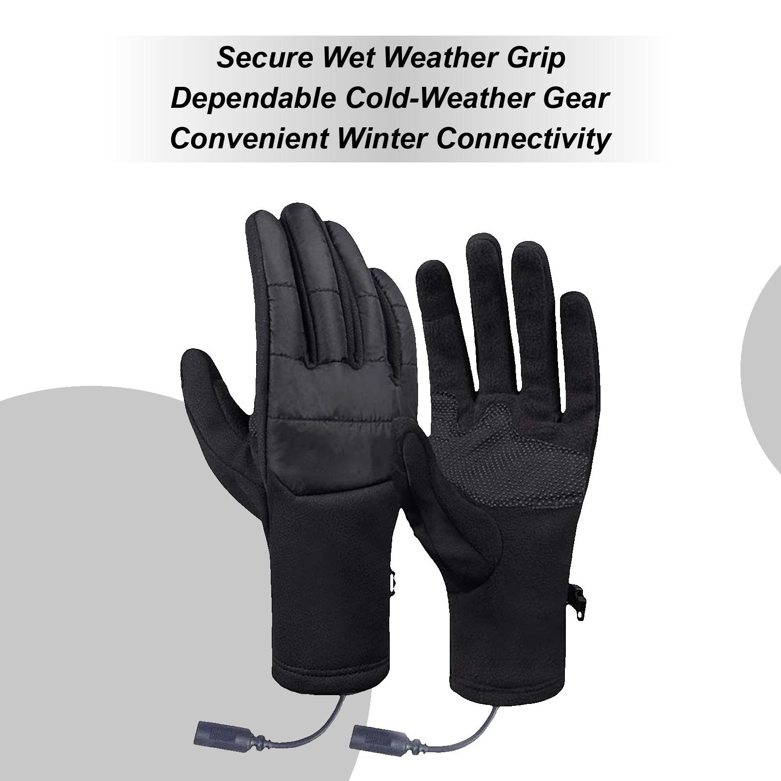 Electric Heated Gloves Electric Touchscreen Mittens Touch Screen Outdoor USB Heated Gloves Women For Winter Skiing Hiking China Mainland